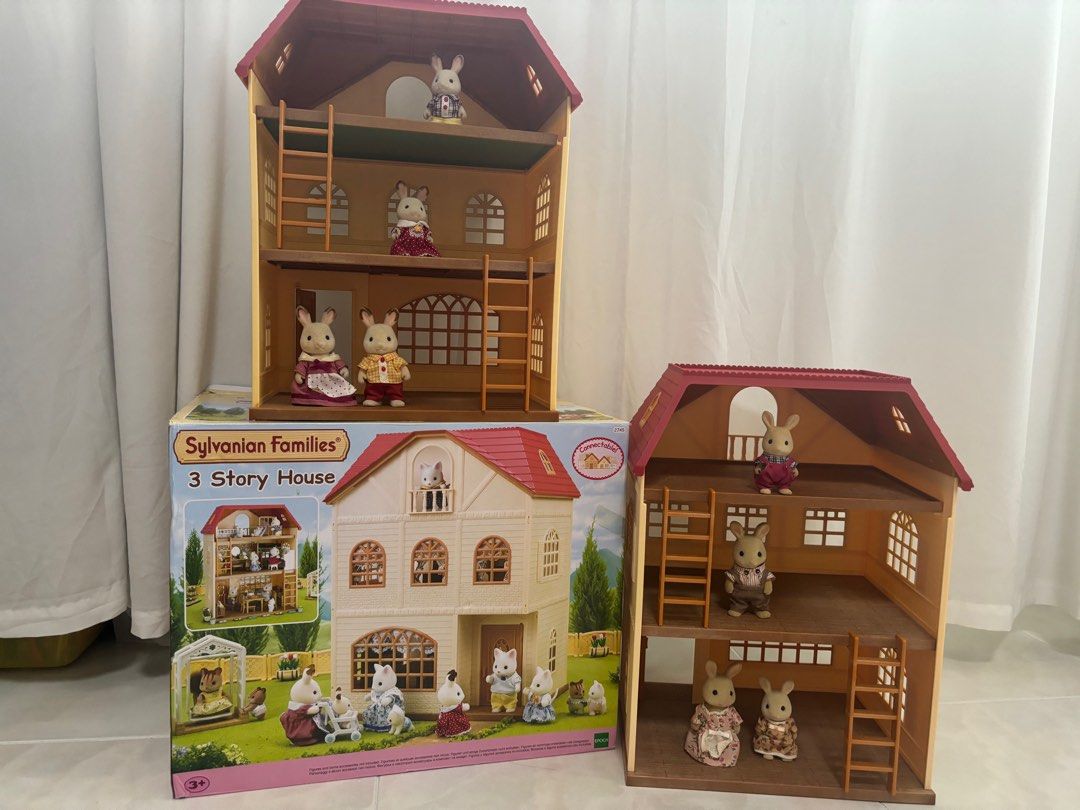 Sylvanian three story house shop
