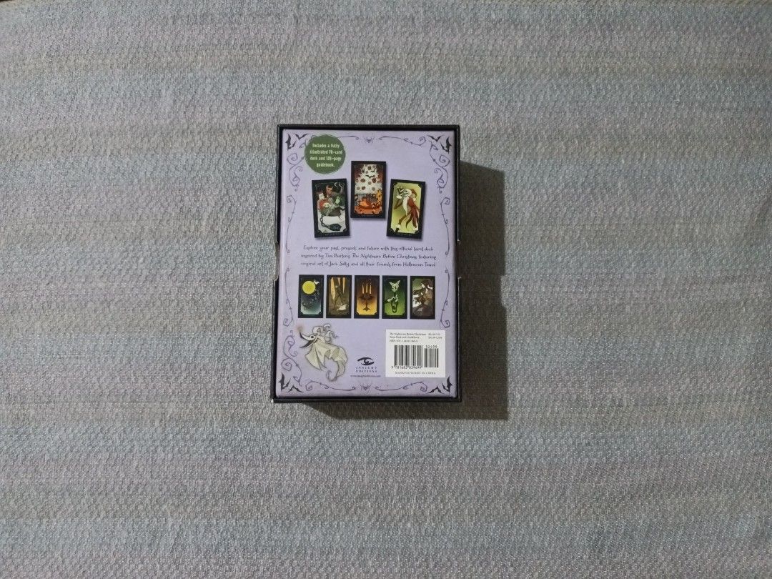 The Nightmare Before Christmas Tarot Deck & Guidebook (Cards) (Category: Storybooks) located in Makati City. Submitted by chipipaypresyo (Listing ID 1299651188, Image 3). Description: Rfs: Not using anymore & Decluttering..
