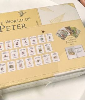 COMPLETE SERIES OF PETER RABBIT — THE WORLD OF PETER RABBIT - BOOKS 1-23 with Post Cards, NEW WITH BOX