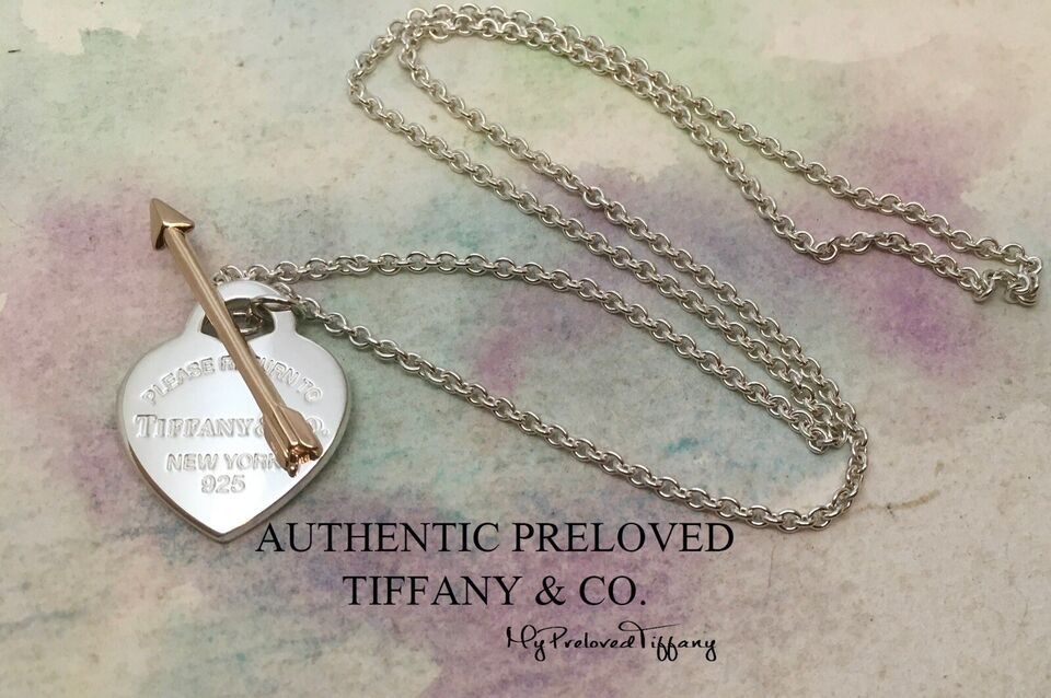 Tiffany arrow necklace rose gold store