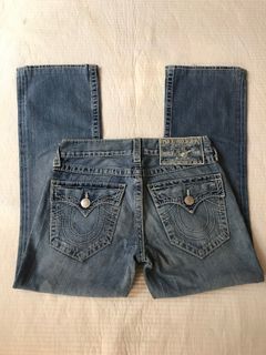 true religion low waist flare jeans