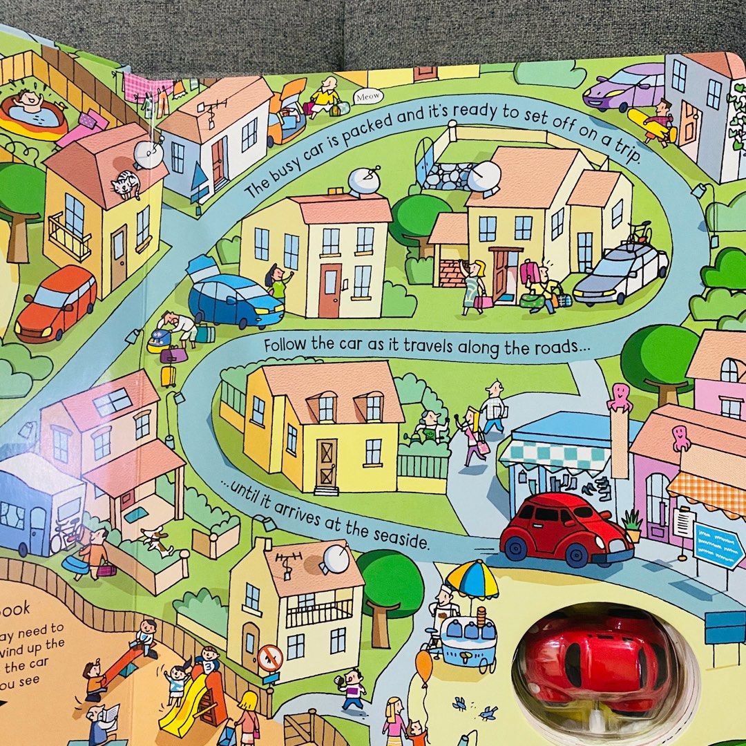 Usborne Wind Up Busy Car >> NEW, Hobbies & Toys, Books & Magazines