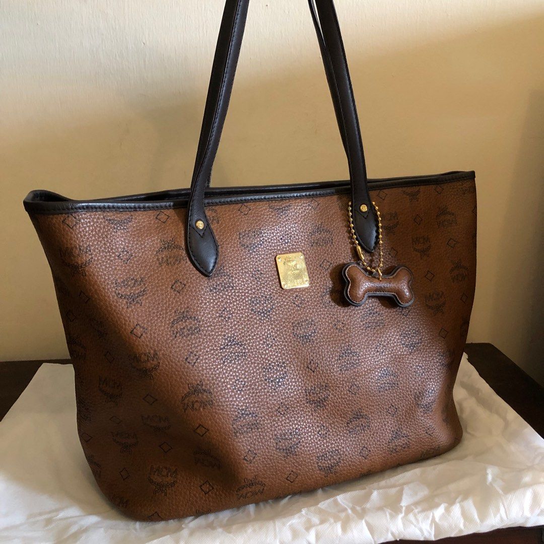 Mcm vintage tote bag top