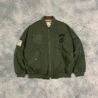 Vintage time cross bomber jacket