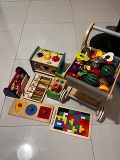 Wooden toys/montessori toys - all in
