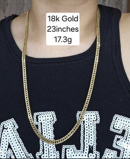 18k Gold necklace Japan style