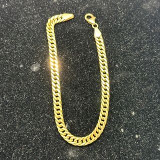 18K Yellow Gold Japan Style Bracelet 8" 6.8g