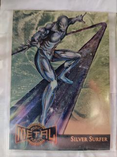 1995 Fleer Marvel Metal Gold Blaster Silver Surfer