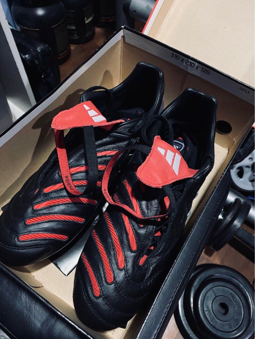 2004 Adidas Predator Pulse TRX FG Black (US 11), Sports Equipment