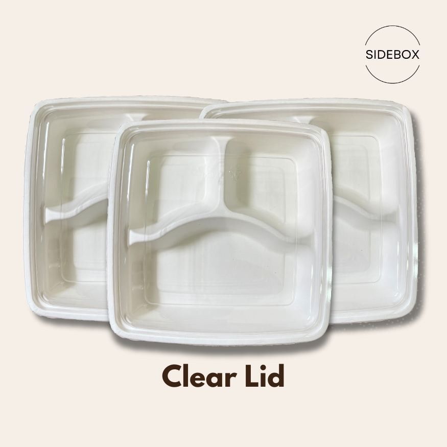 Disposable Bento Box with Clear Lid, Furniture & Home