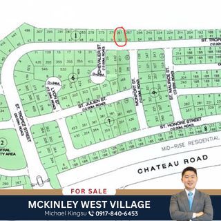 Mckinley west Lot for Sale Mckinley West Village 267 sqm lot near Mckinley Hill Village Taguig lot for sale