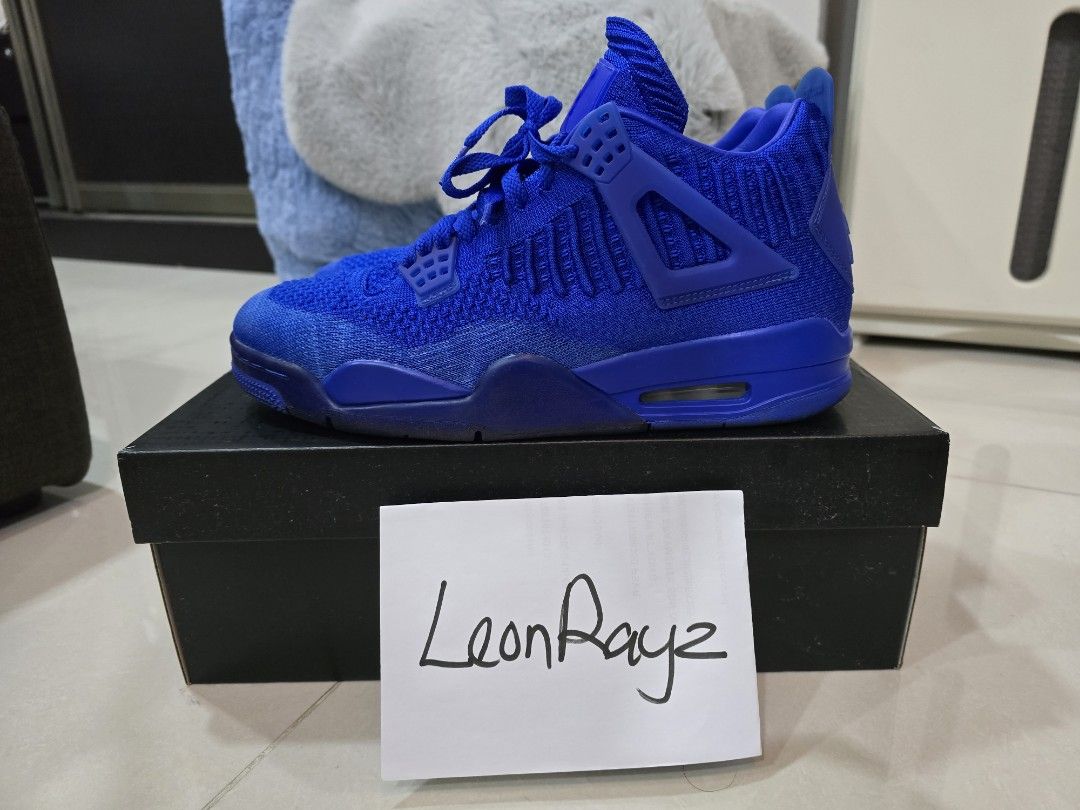 Flyknit jordan 4 blue clearance
