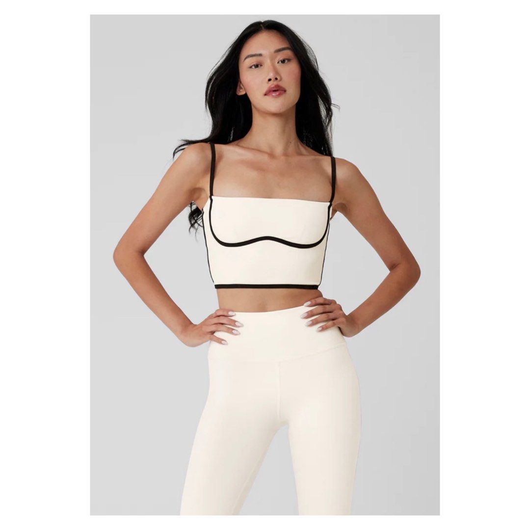 Alo Yoga Airbrush Streamlined Bra Tank, Women's Fashion, Tops