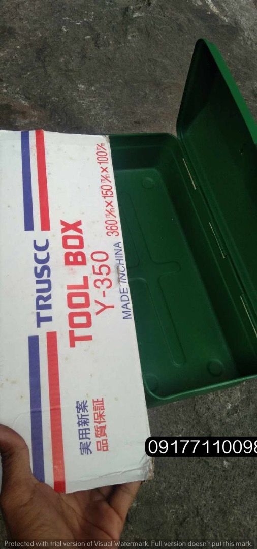 Ameriman Tool Box (Category: Construction Tools & Equipment) located in Manila. Submitted by joeyroque09 (Listing ID 1299790169, Image 3). Description: Ameriman Tool Box Size : 360 x 100 x 150 Price : 460 .