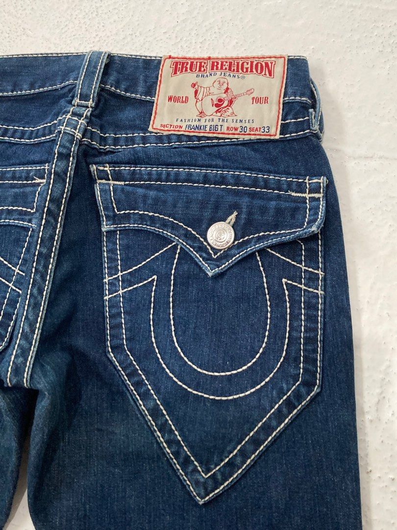 Authentic True Religion Frankie Big T for Men's, Actual Waistline is 33, Men's Fashion, Bottoms, Jeans on Carousell Authentic True Religion Frankie Big T for Men's, Actual Waistline is 33, Men's Fashion, Bottoms, Jeans on Carousell