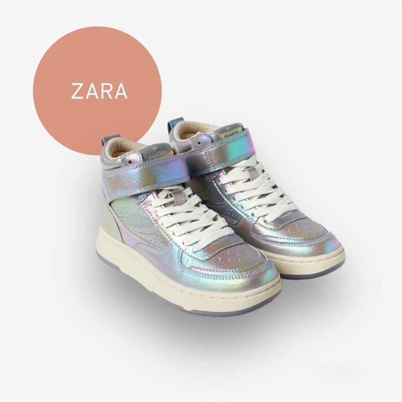 Zara iridescent sneakers new arrivals