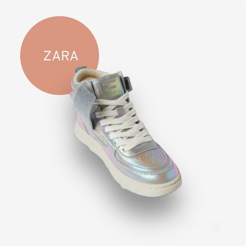 Zara iridescent sneakers new arrivals