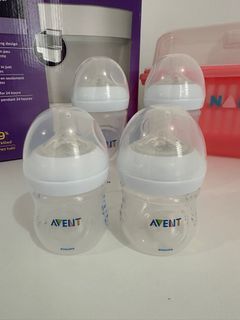 4 pcs Philips Avent Baby Bottles
