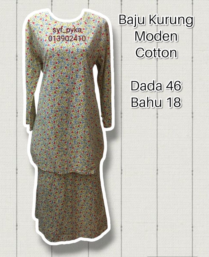 Baju kurung cotton 2018 sales