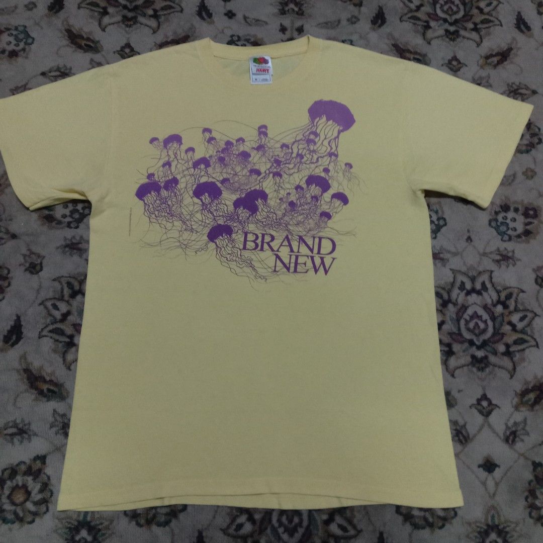Baju tshirt vintage Y2K band Brand New Emo Punk Rock Men s Fashion Tops Sets Tshirts Polo Shirts on Carousell