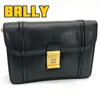 BALLY Second Bag Shibo Black Clutch Bag Men's