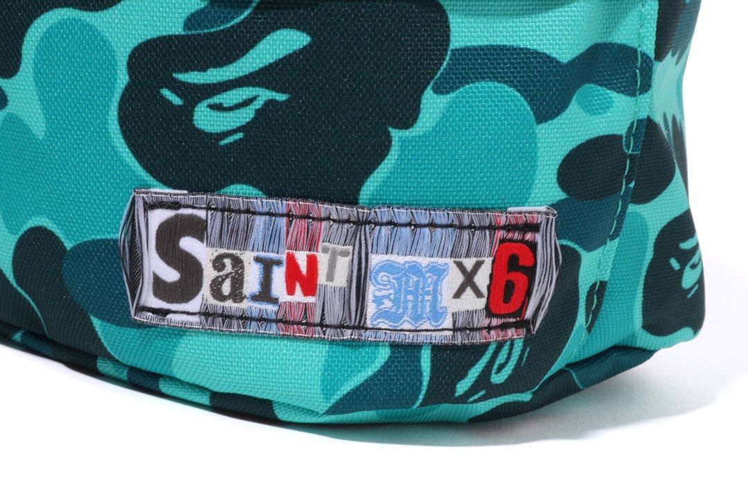 BAPE X SAINT MXXXXXX ROPE SNAP BAG, Men's Fashion, Bags