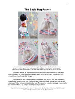 Crochet Basic Bag PDF Pattern