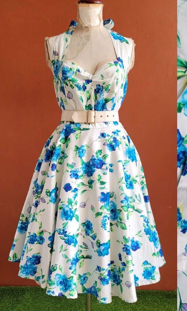 Floral rockabilly dress 2025