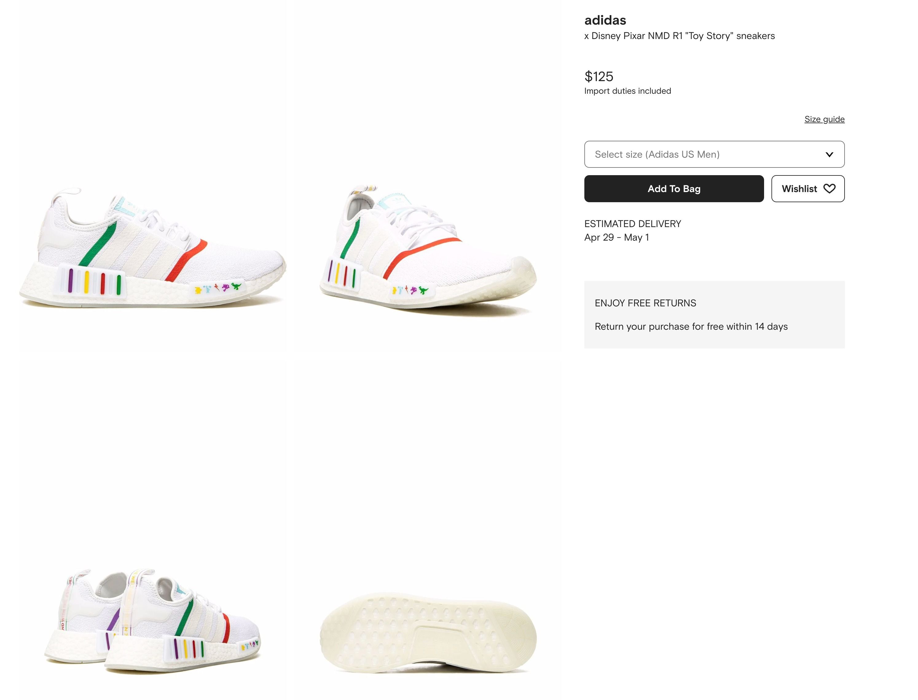 Adidas toy story nmd online