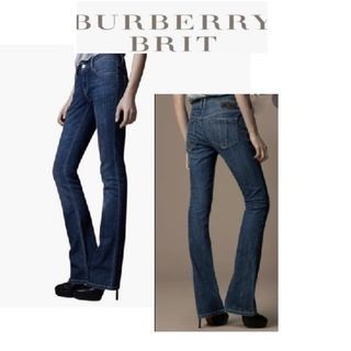 Burberry Brit Islington y2k rare vintage Bootleg Flared jeans size 26-28