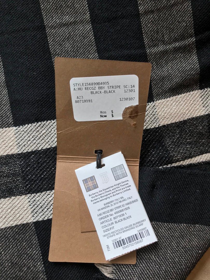 Burberry scarf