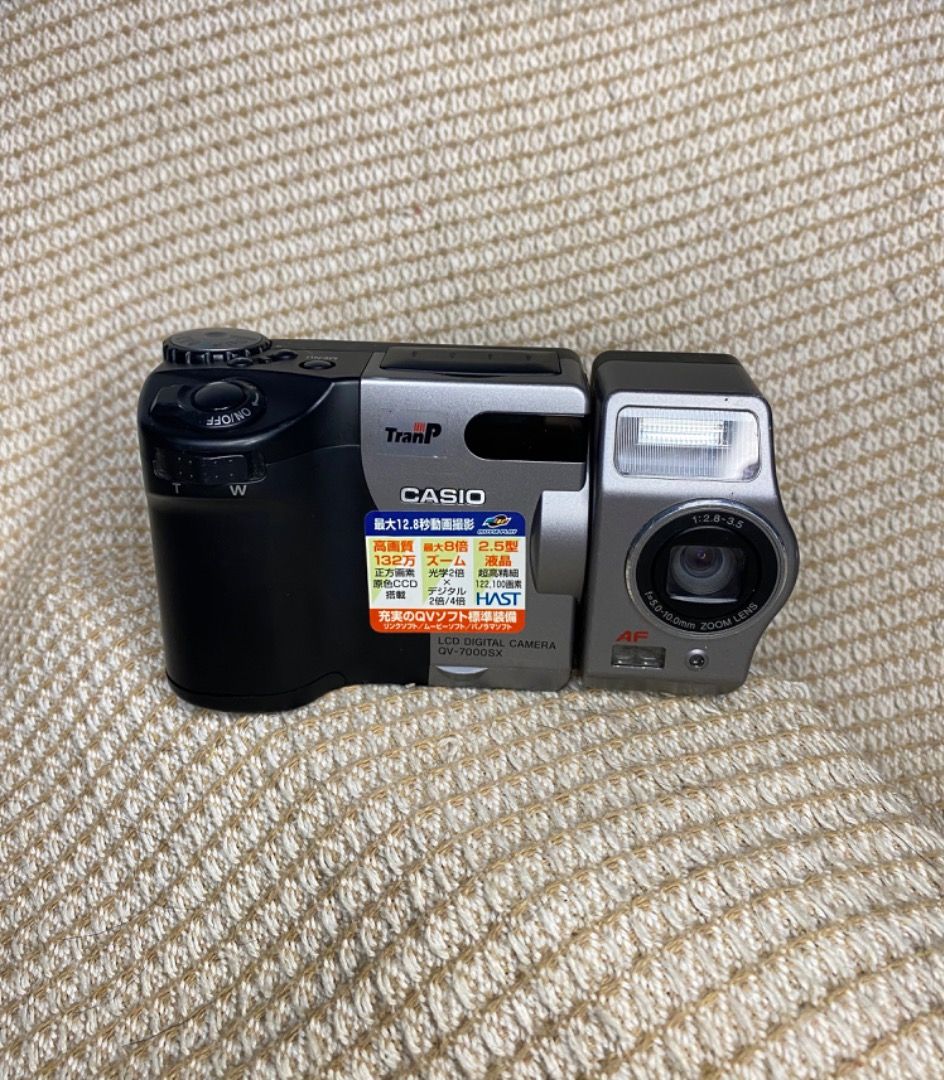 Casio QV-7000sx (rotatable lens), Photography, Cameras on Carousell
