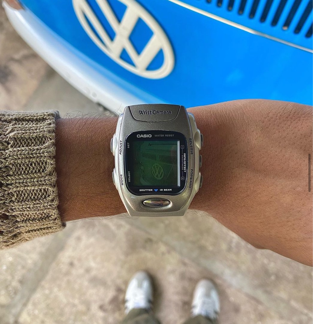 Casio wrist camera watch hot sale