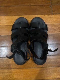 CLN Black Platform Sandals