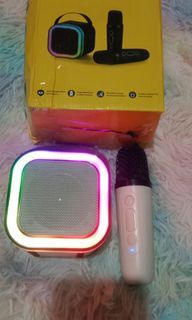 Colorful karaoke sound system