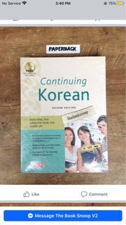 Continuing Korean 2nd ed. foreign language