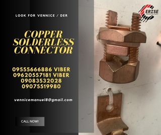 Copper solderless connector