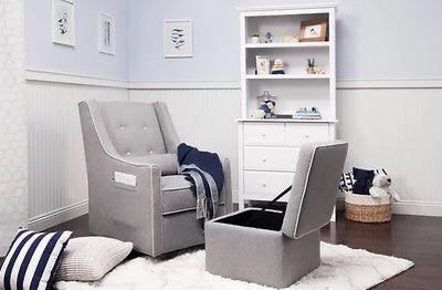 Davinci Owen Baby Nursing Rocking Chair Glider with Matching ottoman Babies Kids Baby Nursery Kids Furniture Other Kids Furniture on Carousell