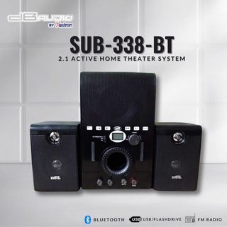DBaudio SUB-338-BT 2.1 Active Home Theater Sound System Super Bass with Bluetooth/AM/FM Radio/USB