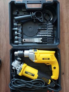 Dewalt Corded Drill and Grinder (2 in 1)