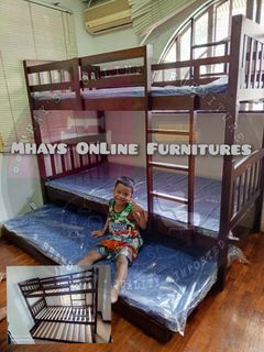 DoubLe Deck Bed Frame with PuLL Out with or without Mattress