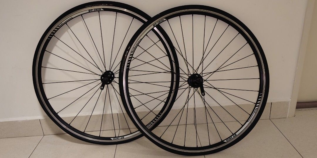 DT-Swiss 1.0 ETRTO 622 X 14 Alu Clincher Wheelset, Sports