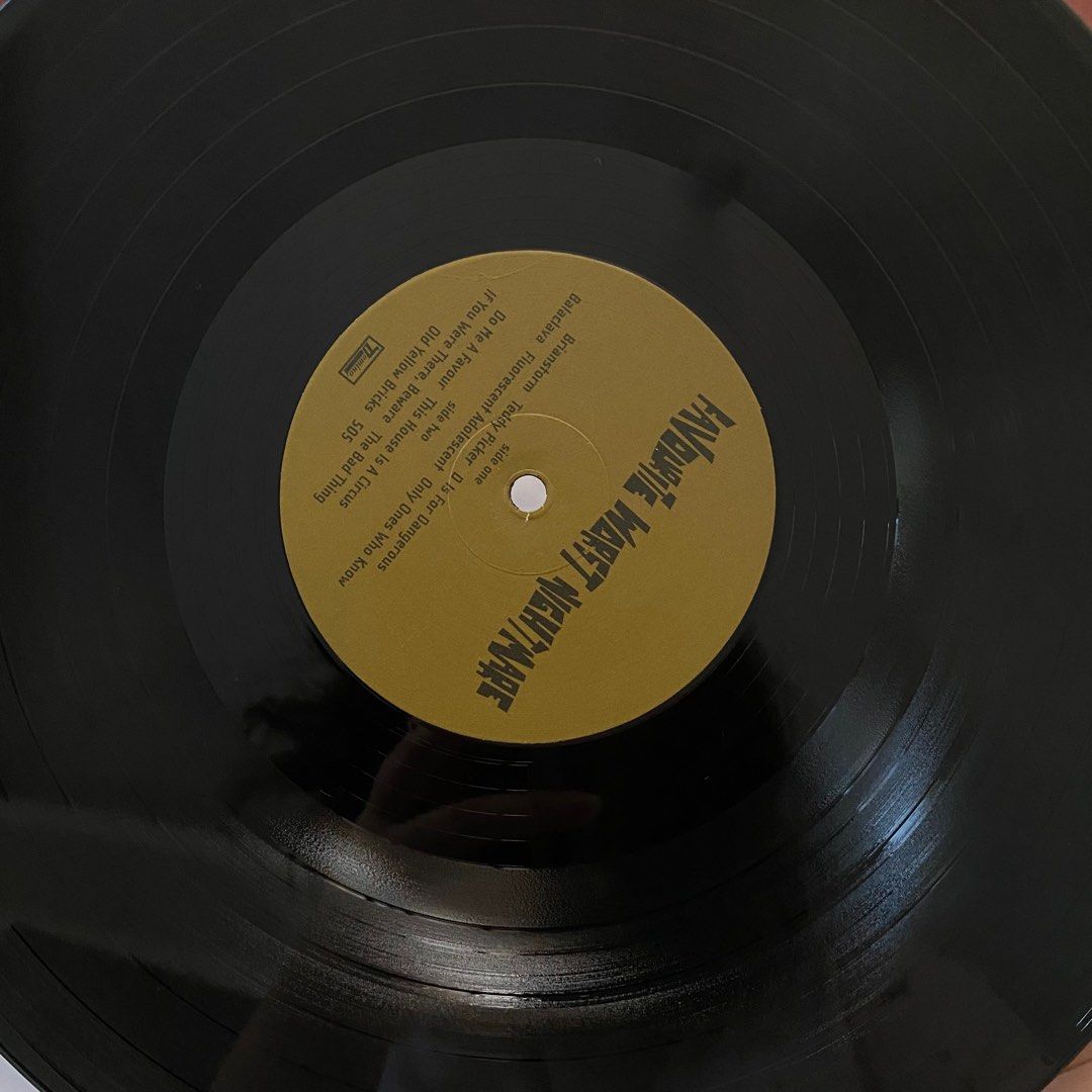 Favourite Worst Nightmare by Arctic Monkeys Vinyl (Category: Vinyls) located in Quezon City. Submitted by cheerupbby (Listing ID 1299819257, Image 3). Description: With outer and inner sleeves Played a few times Last price posted Mode of payment: GCash Mode of delivery: - Inside and outside of metro manila can do same day delivery via GrabExpress/Lalamove (shipping fee shouldered by buyer) - NO CANCELLATION ONCE OC IS SENT - NO RETURN NO REFUND N