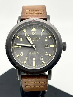 Filson Argonite-715 Scout ALeather Strap Men’s Watch