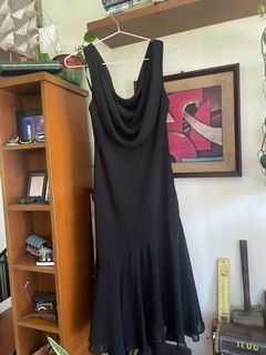 Flowy black dress