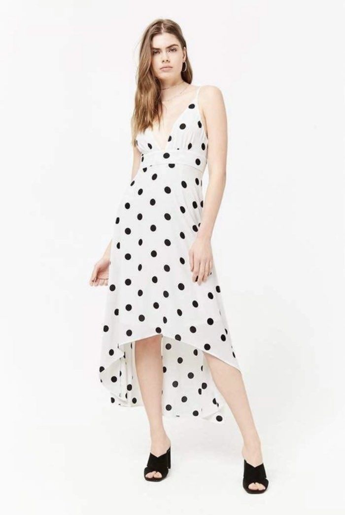 Forever 21 black and white polka dot dress shop