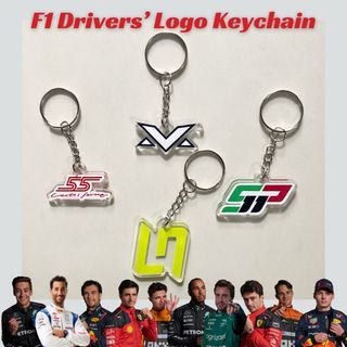Formula 1 F1 Drivers’ Logo Keychain Merch