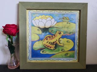 frog picture frame