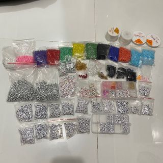 Full Beads Kit (Colored beads, letters, strings)