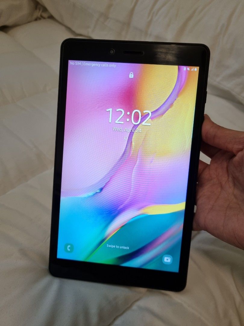 Galaxy Tab A (8.0", 2019) (Category: Android) located in Antipolo. Submitted by _maxxx (Listing ID 1299811212, Image 1). Description: very good used condition. lightly used for watching shows and reading e-books. has a screen protector installed since day 1. will send together with the original box and charger (cord and adaptor).